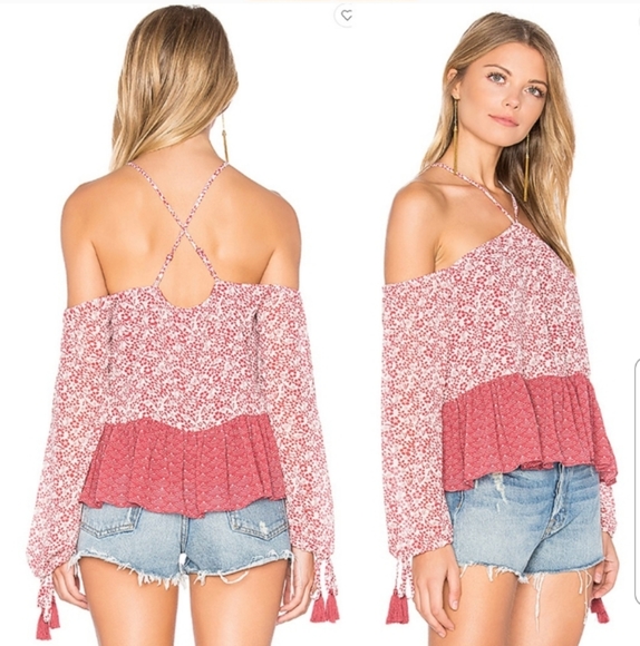 Tularosa Syrah Blouse Dusted Berry Small - Picture 2 of 13